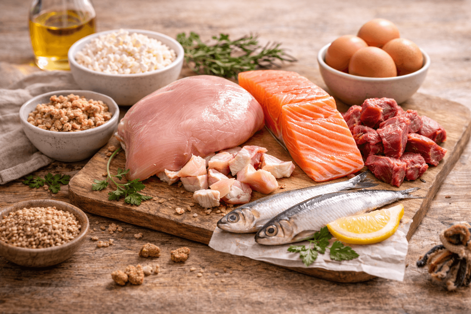 Best protein sources for homemade dog food