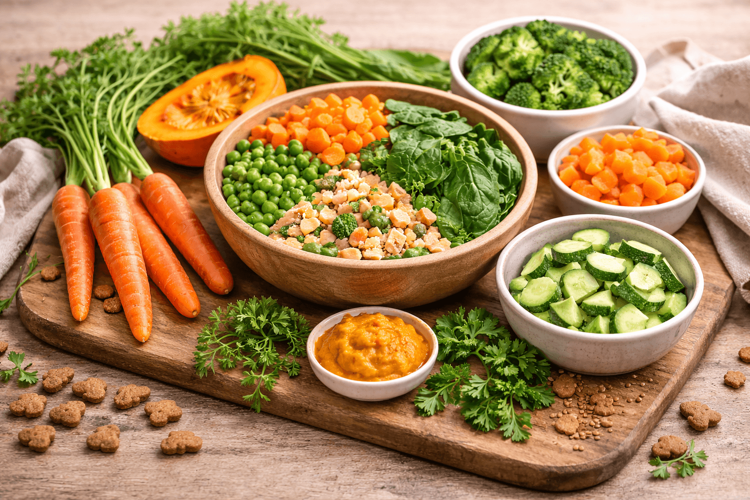 The best vegetables for homemade dog food