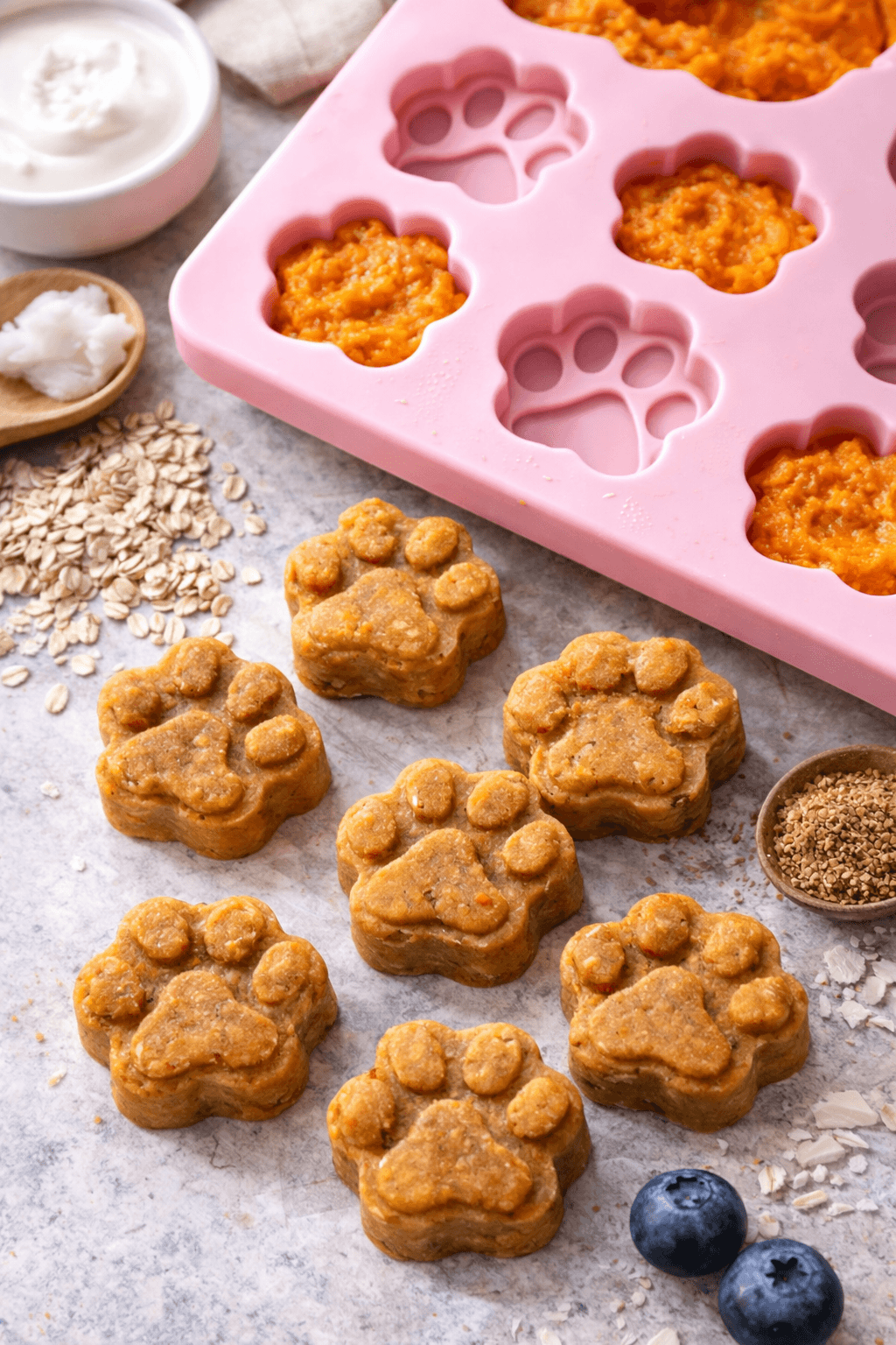 Probiotic pumpkin gut treats