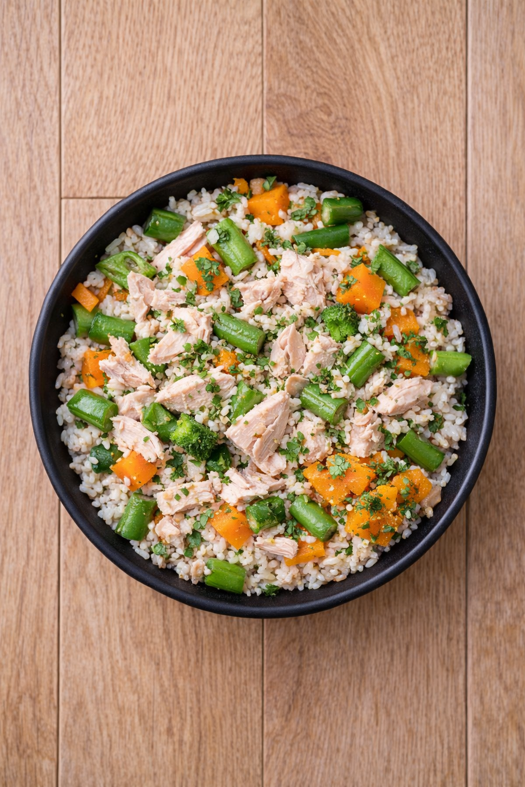 Chicken and green bean lean bowl